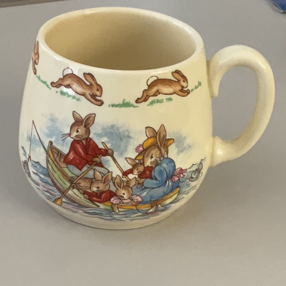 Bunnykins Beatrix Potter Mug Royal Doulton Peter Rabbit mug